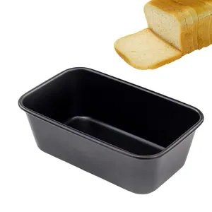 Custom Rechthoekige Brood Bakvormen Keuken Bakvorm Koolstofstaal Bakschotels Mini Brood Blik Metalen Anti-Aanbak Brood Pan