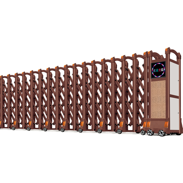 Industrial Company Eco-Friendly Sliding Retractable Driveway Gate Automatic Pattern Designed for Apartment Park Hotel Use