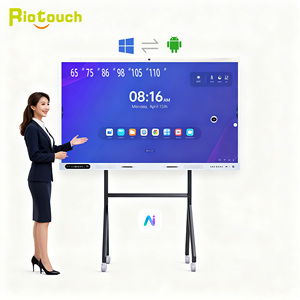 Pizarra Inteligente Riotouch 4K con IA, Panel <span class=keywords><strong>QLED</strong></span>, Sistema Operativo Dual Android, Pizarra Interactiva para Educación Escolar y Enseñanza - Product Image 1
