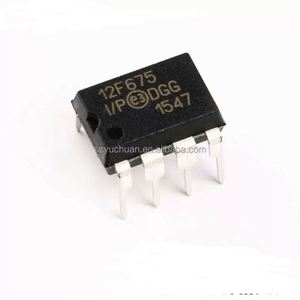 New Original Microcontroller IC Integrated Circuit PIC12F675-I/P Package DIP-8 <b>Stand</b>-alone Chip PIC12F675 - Product Image 1
