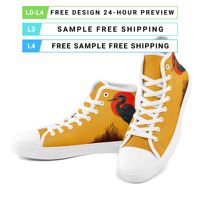 Chaussures de sport en gros OEM ODM personnalisées à la demande, baskets montantes avec impression du nom et du logo de l'équipe FN024-26027061-4