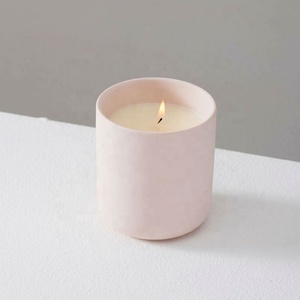 Vases à bougies en céramique de luxe personnalisés en gros, contenants à bougies vides, pots à bougies écologiques - Product Image 5