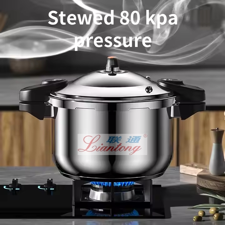 Hot Selling Eco-friendly Stainless Steel Cookware Modern Design Energy Saving Gas Induction Pressure Cooker Polished Pot · image 3
