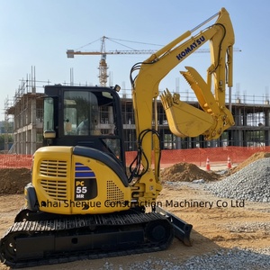 Miniexcavadora de cadenas Komatsu PC55, excavadora hidráulica usada de 5 toneladas Komatsu PC50 PC55 PC35 PC60 PC785, Komatsu PC55MR - Product Image 2