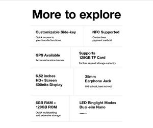 RTS <span class=keywords><strong>AGM</strong></span> <span class=keywords><strong>H5</strong></span> <span class=keywords><strong>Pro</strong></span> 7000mAh 6 + 128GB NFC 109dB Sonoridad 4G LTE Teléfono Android Teléfono inteligente a prueba de agua 4G Teléfono resistente - Product Image 2