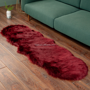 Super Soft Fluffy Faux Fur tappeti in pelle di pecora camera da letto divano divano soggiorno Runner cuscino ad alta densità peluche tappeto copridivano letto - Product Image 3