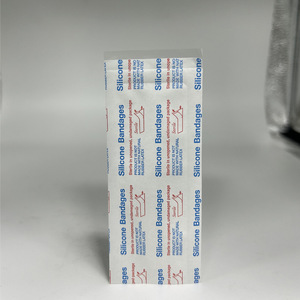 Apósito de gel de silicona para heridas 2.5x7.6cm, vendaje adhesivo estéril no tejido de un solo uso - Product Image 4