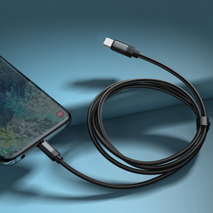 OEM USB C cáp 3.3ft 6.56ft 9.8ft lớn nylon bện nhanh chóng sạc Loại C để C cáp truyền nhanh cho điện thoại Samsung - Product Image 4