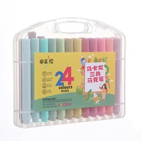 M05 ABLE – Lot de 12/18/24/36 marqueurs de peinture DIY à encre à base d'eau de 4 mm, stylos de dessin colorés pour enfants