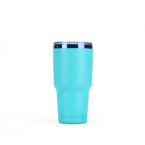 Nuovo Tumbler Isolato in Acciaio Inox da 20oz con Incisione Laser e Placcatura Arcobaleno, Vendita Calda Tumbler a Doppia Parete da 30oz con Coperchio - Product Image 6