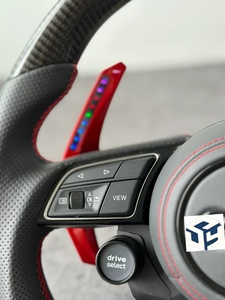 Volante de Fibra de Carbono Personalizado Compatible con Audi A1 A3 A4 A5 A6 A7 RS R8 <span class=keywords><strong>RS3</strong></span> C7 Q5 Q7 S3 8V B8 B9 S4 Q3 Q8 TT - Product Image 3
