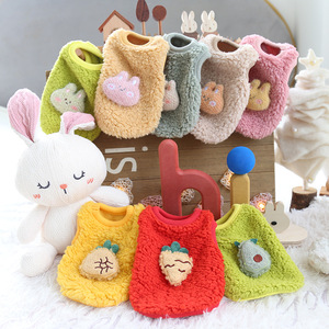 All'ingrosso a buon mercato Pet inverno stampa canotta cane morbido cartone animato vestiti per orsacchiotto molto piccolo cuccioli <span class=keywords><strong>di</strong></span> cani appena nati - Product Image 3