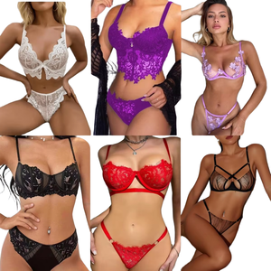 2026 Hot Selling New Fashionable High Quality Women's Sexy <strong>Underwear</strong> and Lace Split Style <strong>Underwear</strong> <strong>Set</strong> in Stock - Product Image 1