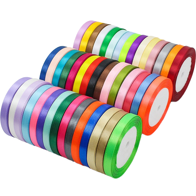 Baolant Eco-Friendly Colorful Custom Satin Ribbon 1 CM Polyester Tape for Graduation Lanyard Packing or Gift Wrap