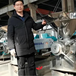 Corn Soybean Peanut Groundnut Sesame Oil Make Mill Press Expelling Extraction Machine Presse a Huile Price