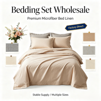 Ensemble de literie imprimé de luxe de haute qualité, linge de lit en microfibre premium, prix compétitif direct usine, vente en gros en vrac