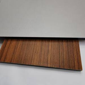 Valla de puerta de Panel de pared de teca de 6mm a prueba de agua Anti UV HPL tablero <span class=keywords><strong>compacto</strong></span> fenólico fachada ventilada <span class=keywords><strong>Exterior</strong></span> - Product Image 5