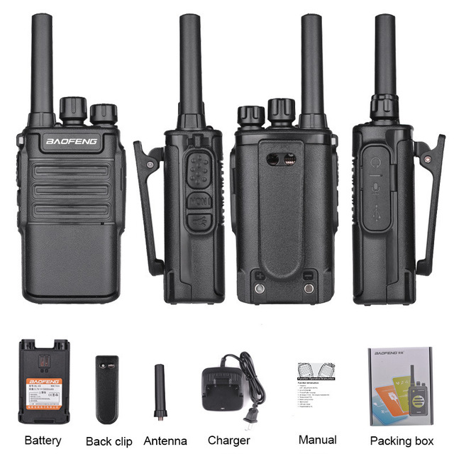 Baofeng Baofeng Bf-V8 Portable Walkie-Talkie Is Suitable for Civil Hotels, Catering, Outdoor Factory Direct Supply Wholesale