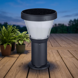 Lampe solaire pour pelouse, hauteur personnalisable, économie d'énergie, 10W, IP65, aluminium, jardin, cour, villa - Product Image 4