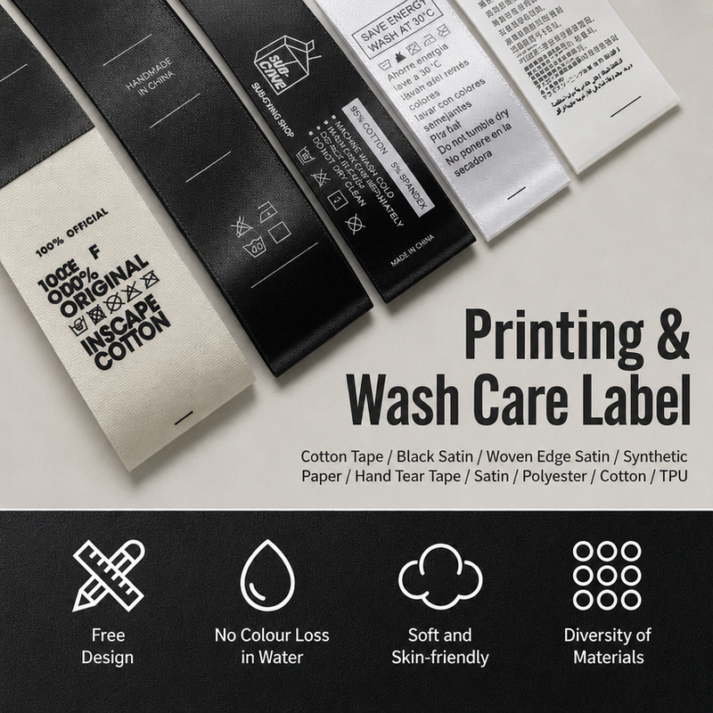 Product Labels Examples. Design Private Brand Labels Custom Garment Tags Clothing Identity Logo Factory ...