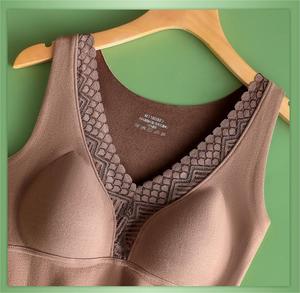 Automne hiver sans couture chaud <span class=keywords><strong>gilet</strong></span> pour femmes français coupe fixe sous-vêtements en Latex arc léopard <span class=keywords><strong>crochet</strong></span> Sexy ponçage <span class=keywords><strong>gilet</strong></span> chauffant - Product Image 6