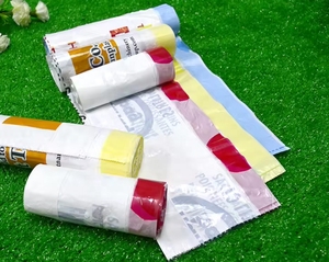 ถุงขยะแบบมีเชือกผูก5แกลลอนถุงขยะแบบใสผลิตจากโรงงานจีน - Product Image 5