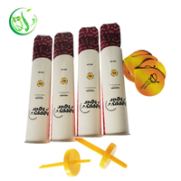 Emballages en tube de papier pour crème glacée biodégradables à paroi simple, design personnalisé