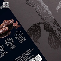 Tiroir coulissant en carton noir, boîte d'emballage en papier, pour Sushi, Dessert, gâteau, boulangerie, biscuits, chocolat, aliments