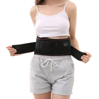 Ceinture abdominale vibrante pour massage de la taille avec thérapie par lumière LED infrarouge proche pour soulager les douleurs abdominales