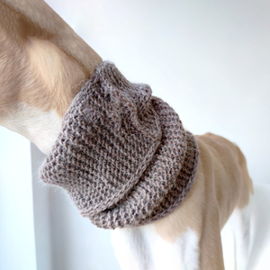 Qiqu Pet Supplies Personnalisé Nouveau Designer Laine <span class=keywords><strong>Chien</strong></span> <span class=keywords><strong>Snood</strong></span> Moka Double Boucle Angora Laine écharpe <span class=keywords><strong>Chien</strong></span> Cache-Cou pour Petits Chiens Moyens - Product Image 4