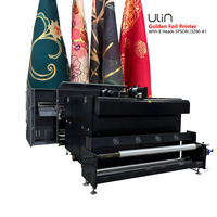 Printer Foil Emas 8 Kepala untuk Pencetakan Kain