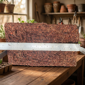 Organic 100 20 12 cm Cocopeat Grow <b>Block</b> Pre-Filled Coconut <b>Coir</b> Fiber Chip Ready to Use for Vegetable Growing Certified Organic - Product Image 2