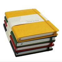 Carnet de notes à couverture rigide en cuir/papier kraft vintage A5/B5/A4 avec logo publicitaire personnalisable - Vente en gros disponible