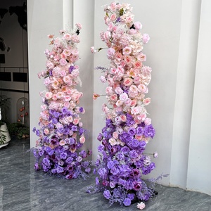 Arco Floreale Artigianale in Metallo <span class=keywords><strong>a</strong></span> Tema Foresta, Decorazione per Matrimoni e Vetrine, Stile <span class=keywords><strong>Monet</strong></span>, Durevole, per Commercio Transfrontaliero - Product Image 2