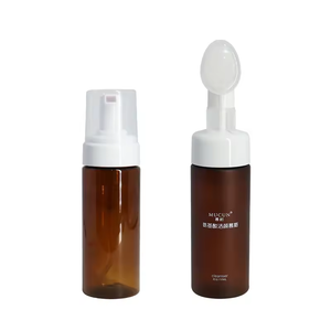 Flacon applicateur de lotion pour salon de coiffure rechargeable de 100 ml, 120 ml, 150 ml, 200 ml, en PET, avec brosse exfoliante - Product Image 5