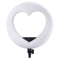LV-480SII 18 pouces LED cercle Selfie Ringlight éclairage photographique Tiktok anneau lumière support vidéo Studio lumières doux noir blanc