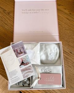 Vente en gros antibactérien personnalisé 100% taie d'oreiller en soie de mûrier et ensemble de <span class=keywords><strong>bonnet</strong></span> pour cheveux boîte d'emballage - Product Image 3