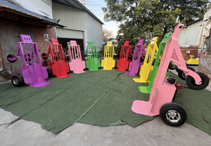 EASYFUN Carretilla Eléctrica Comercial de Acero, Remolque, Carretilla Manual para Paletas, Carretilla Elevadora Eléctrica para Transportar Mercancías Inflables - Product Image 5