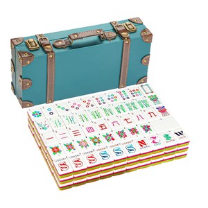 Jeu de Mahjong et de Poker de Luxe Vert Thème Noël, Multi-Scénarios, pour Maison, Club, Divertissement, Vente en Gros pour Magasins de Détail - Product Image 2