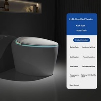 Toilette intelligente haut de gamme Cloud Egg pour la maison, à poser au sol, entièrement automatique, avec abattant automatique, sans eau et à pression limitée