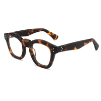 Montures optiques carrées classiques en acétate de haute qualité en gros de Chine, lunettes optiques à monture complète, livraison rapide, protection oculaire unisexe