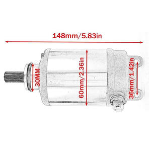 Motores de Arranque By the Creek Models XXB-MT614 de 12V para Sistemas Eléctricos e Ignición de Motocicletas Ducati V2 - Product Image 2