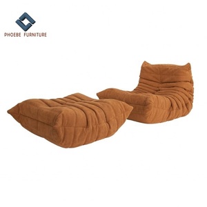 असबाबवाला आधुनिक कपड़े कम प्रोफ़ाइल मंच सफेद जाने के लिए सोफे डिजाइन बिस्तर कमरे में फर्नीचर - Product Image 4