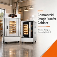 Armoire de fermentation intelligente en acier inoxydable à commande tactile, version informatique, pour boulangerie, pâte à pain, mantou