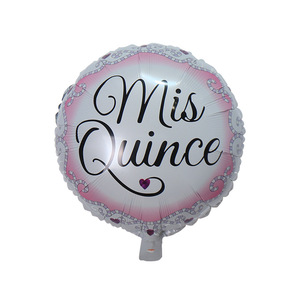 Globo de Aluminio de 18 Pulgadas con Forma de Estrella Rosa para Decoración de Fiesta de Quince Años, Mis Quince - Product Image 2