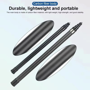 Monopode extensible en fibre de carbone <span class=keywords><strong>3M</strong></span>, édition étendue, bâton de selfie invisible pour Insta360 X3 X2, pour <span class=keywords><strong>Go</strong></span> <span class=keywords><strong>Pro</strong></span> 9 10 11 12, trépied - Product Image 3