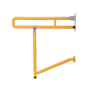 Barre d'appui de salle de bain Connors, capacité de charge 90 kg, pliable à 90 degrés, antidérapante, pour toilettes et douche - Product Image 4