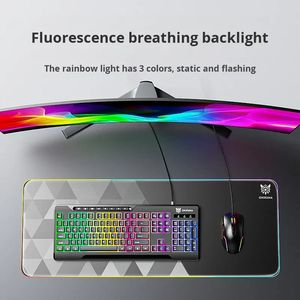 Teclado de Membrana <span class=keywords><strong>ONIKUMA</strong></span> G32 Transfronterizo, Luminoso, para Juegos y Oficina, USB, Cableado, Resistente al Agua, Personalizable, Venta Directa de Fábrica - Product Image 2