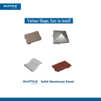 Nouvelle conception de bardage extérieur en aluminium brossé ignifuge, construction de panneaux solides, design moderne, garantie de plus de 5 ans