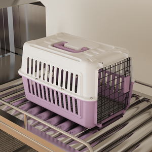 Trasportino di Alta Qualità per Piccoli Animali, <span class=keywords><strong>Gabbia</strong></span> da Viaggio per <span class=keywords><strong>Cani</strong></span> e Gatti con Motivo Animale, Scatola in Plastica e <span class=keywords><strong>Gabbia</strong></span> in PP per Uccelli - Product Image 2